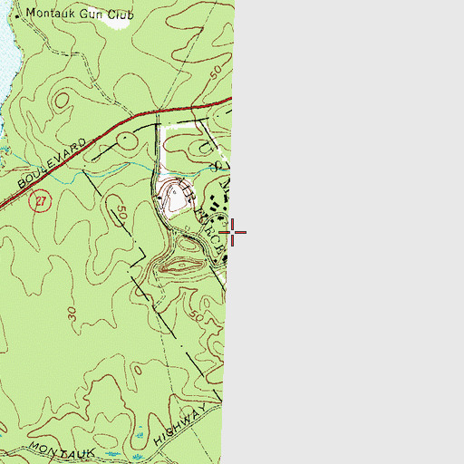 Topographic Map of Montauk Air Force Station (historical), NY