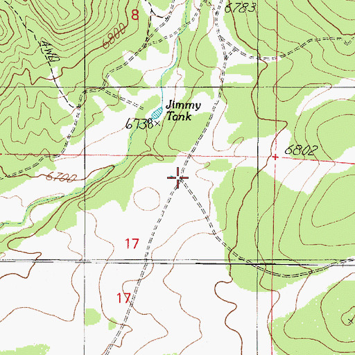 Topographic Map of Sowell Tank, AZ