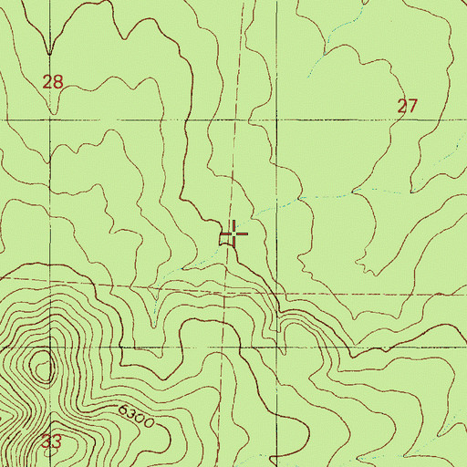 Topographic Map of Shavel Tank, AZ