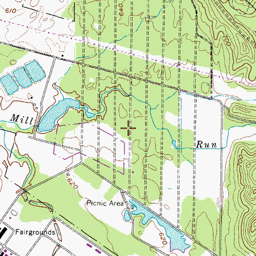 Topographic Map of West Virginia Ordnance Works (historical), WV