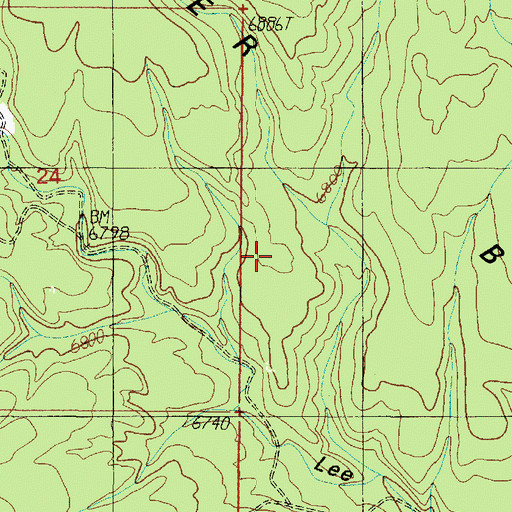 Topographic Map of Upper Lee Trick Tank, AZ