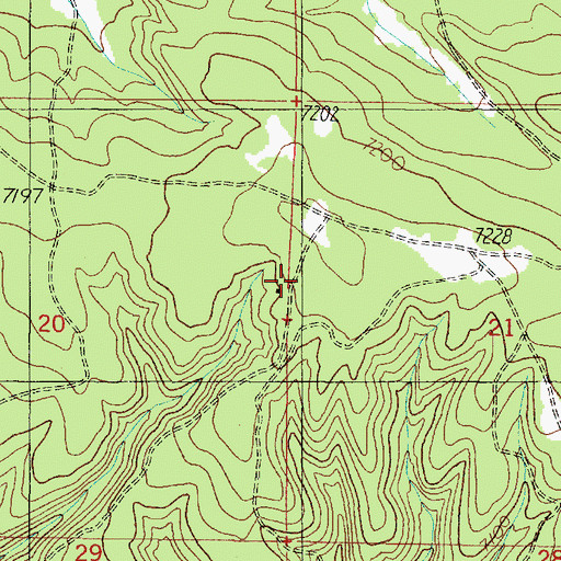 Topographic Map of Skinner Trick Tank, AZ