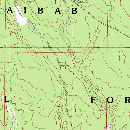 Topographic Map of North Corbett Trick Tank, AZ