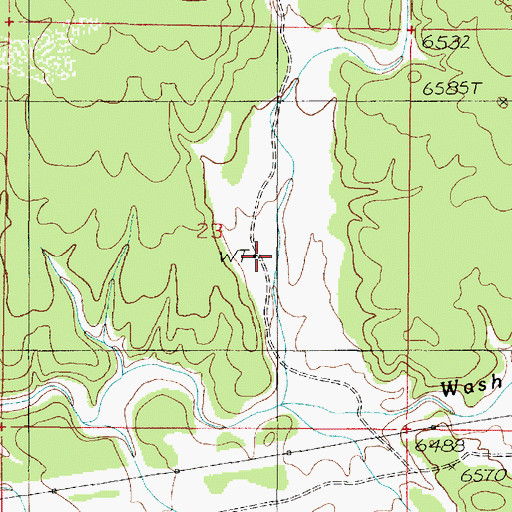 Topographic Map of Transplant Water Storage Tank, AZ