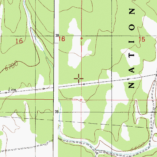Topographic Map of West Willows Trick Tank, AZ