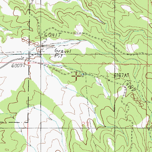 Topographic Map of Gravel Pit Tank, AZ