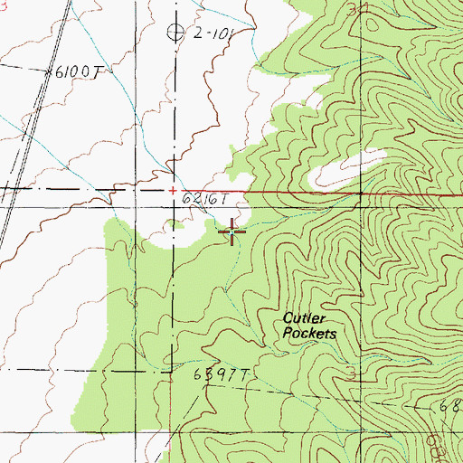 Topographic Map of Judd Tank, AZ