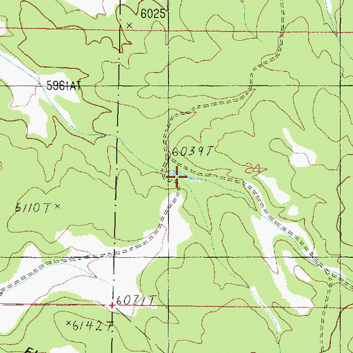 Topographic Map of Dickie Tank, AZ
