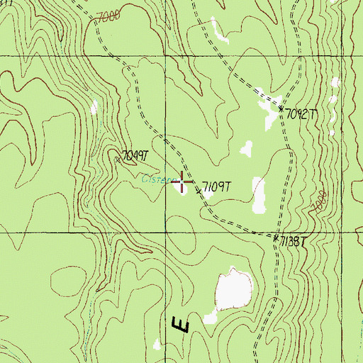 Topographic Map of Cooper Trick Tank, AZ