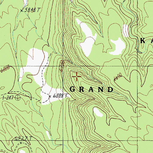 Topographic Map of Navajo Trail, AZ