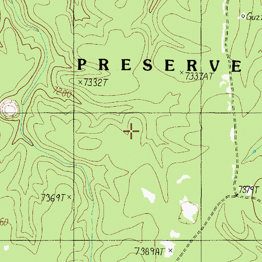 Topographic Map of Orderville Trick Tank, AZ