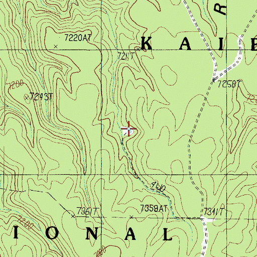 Topographic Map of Summit Tank, AZ