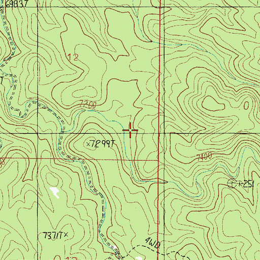 Topographic Map of Basin Tank, AZ