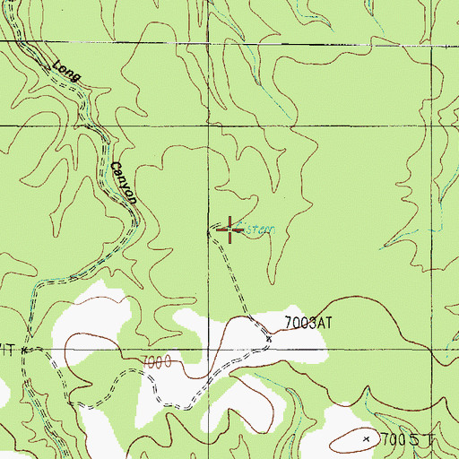 Topographic Map of North Burro Trick Tank, AZ