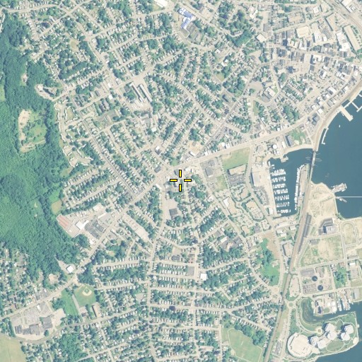 Aerial/Satellite Image of Nameaug School, CT