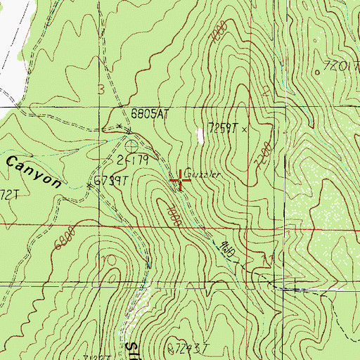 Topographic Map of East Side Apron, AZ