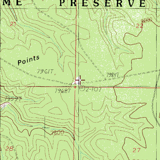 Topographic Map of North Oak Tank, AZ