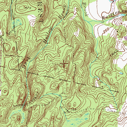 Topographic Map of Narragansett Trail, CT