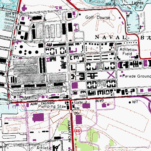 Topographic Map of David Adams Memorial Chapel, VA