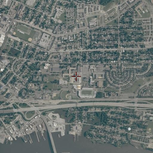 Aerial/Satellite Image of Mills E Godwin Student Center, VA