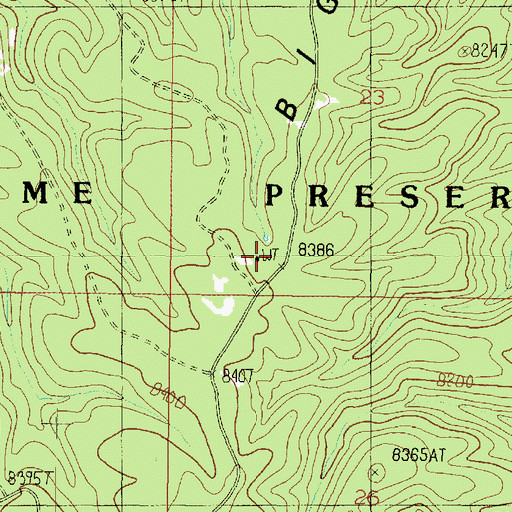 Topographic Map of Buffalo Trick Tank, AZ
