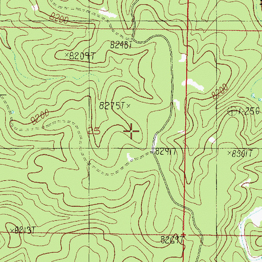 Topographic Map of Two Six Two Tank Number One, AZ