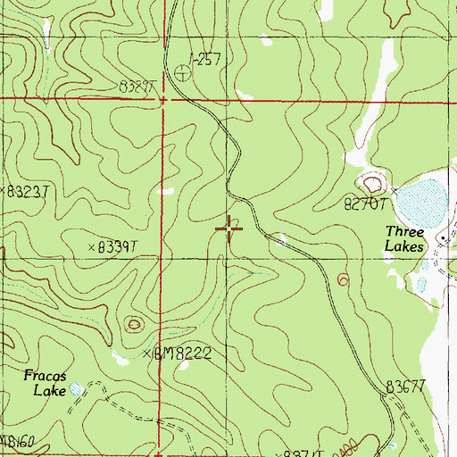 Topographic Map of Rollys Tank, AZ