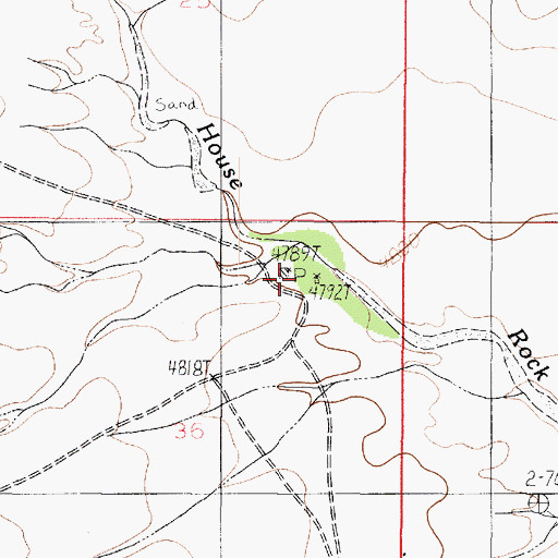 Topographic Map of Anderson Tank, AZ