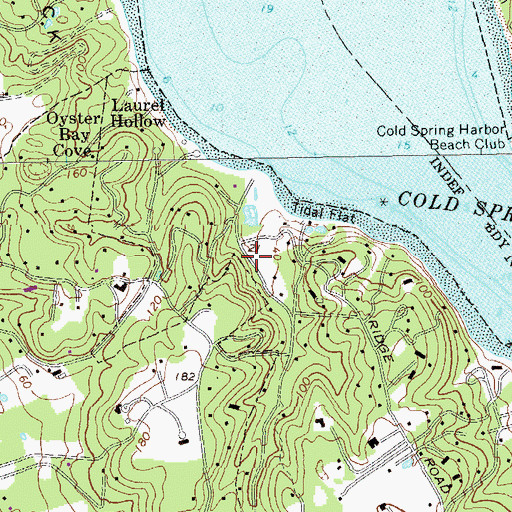 Topographic Map of Charles L Tiffany Estate (historical), NY