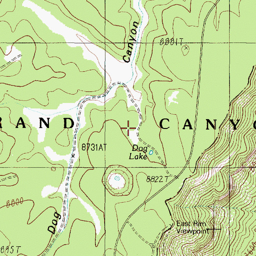 Topographic Map of Dog Canyon Apron, AZ