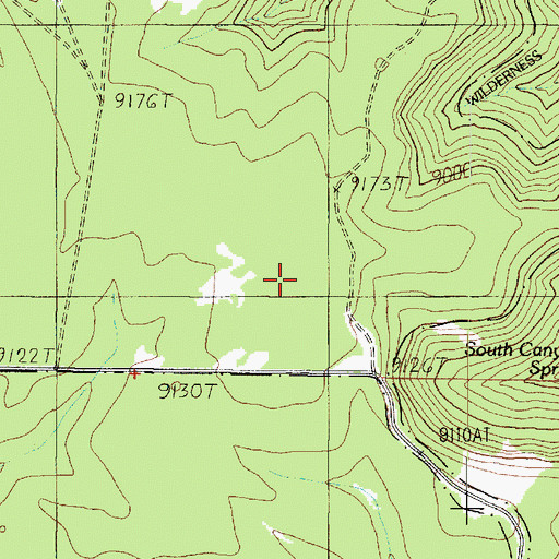 Topographic Map of Johns Tank, AZ