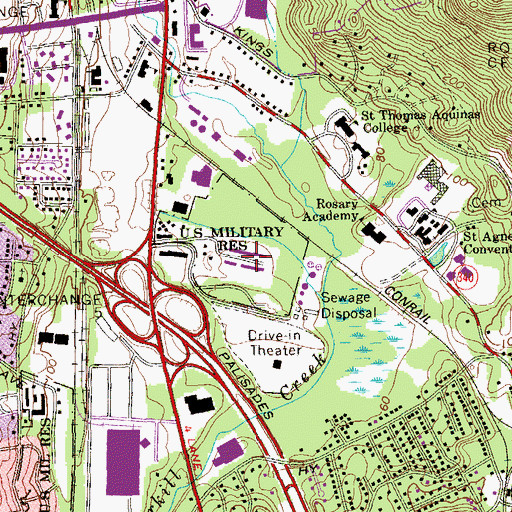 Topographic Map of Nike Site NY-03/04L (historical), NY