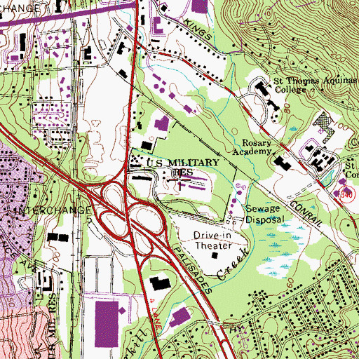 Topographic Map of Nike Site NY-09L (historical), NY