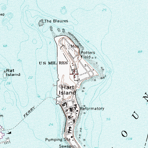 Topographic Map of Nike Site NY-15L (historical), NY