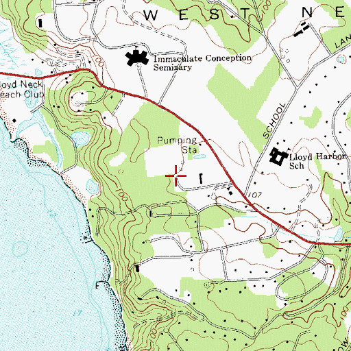 Topographic Map of Nike Site NY-20L (historical), NY