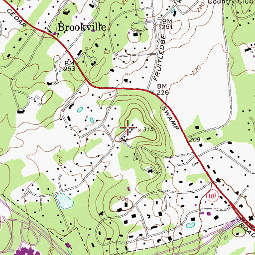 Topographic Map of Nike Site NY-23C (historical), NY