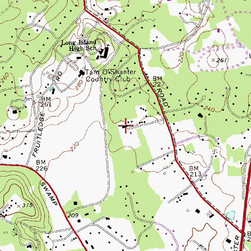 Topographic Map of Nike Site NY-23L (historical), NY