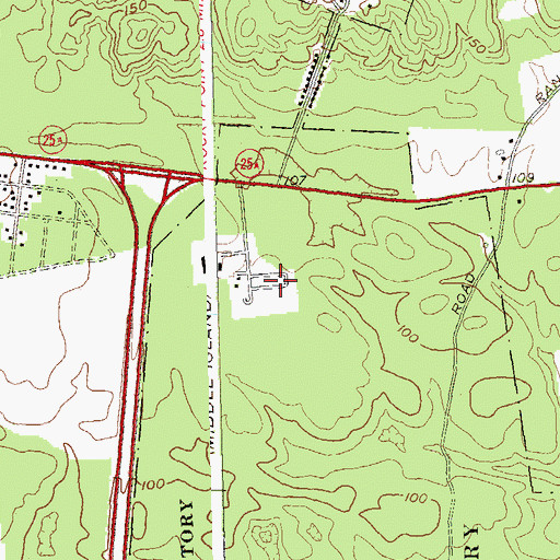 Topographic Map of Nike Site NY-25L (historical), NY