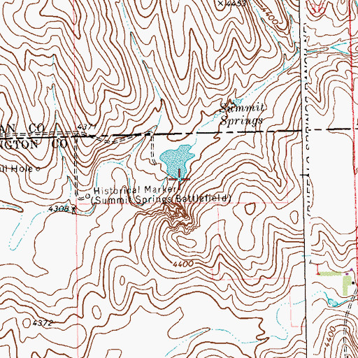 Topographic Map of Grave of Susanna Alderdice, CO
