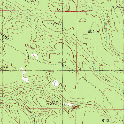 Topographic Map of Willie Apron, AZ