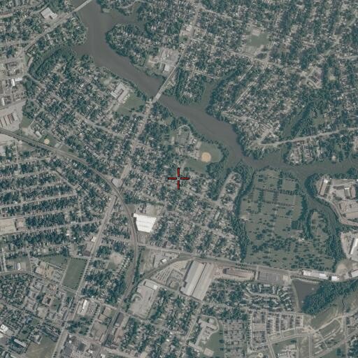 Aerial/Satellite Image of Philadephia Church of Christ, VA