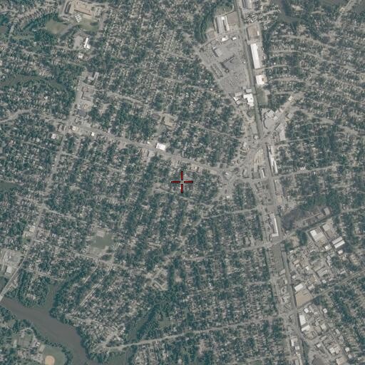 Aerial/Satellite Image of Fairmont Park United Methodist Church, VA
