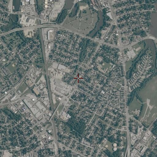 Aerial/Satellite Image of New Rising Sun United Holy Church, VA