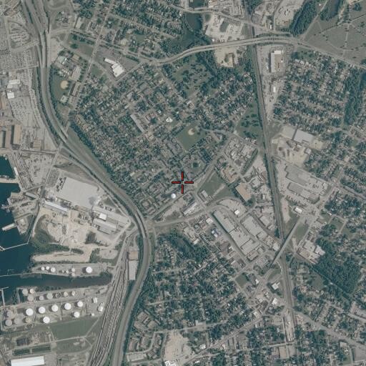 Aerial/Satellite Image of Center of Love Church of God, VA