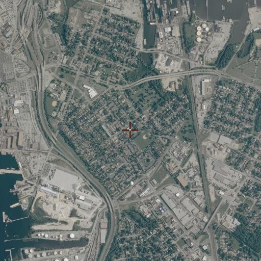 Aerial/Satellite Image of New Saint Mark Holiness Church, VA