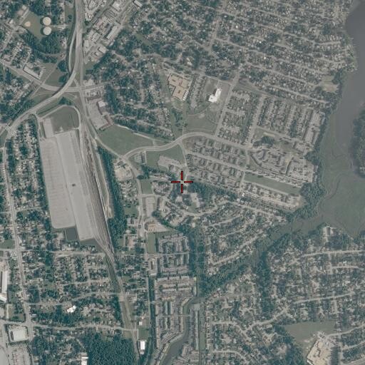 Aerial/Satellite Image of Greater Mount Zion Baptist Church, VA