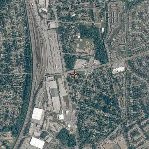 Aerial/Satellite Image of Bibleway Holiness Church, VA