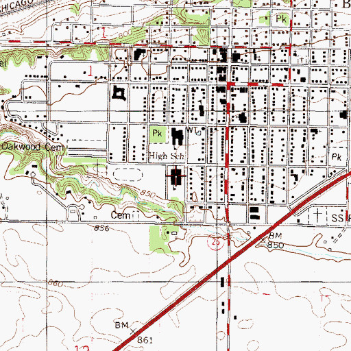 Topographic Map of Early Childhood Program, MN