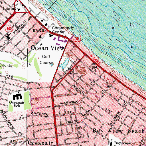 Topographic Map of Missionary Full Gospel Church, VA