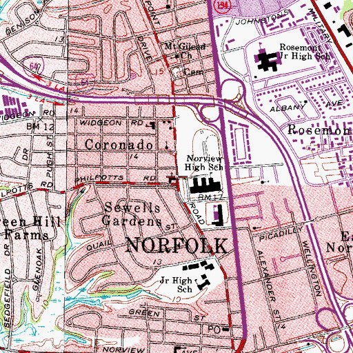 Topographic Map of New Mount Zion Church of God, VA